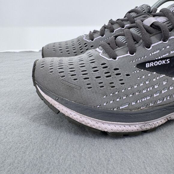 Brooks Ghost 13 Shoes Womens Size 8 Gray Running Neutral Cushion DNA LOFT Road - Picture 6 of 12